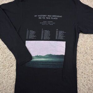 JOHN LEGEND DARKNESS and LIGHT 2017 TOUR LOGO T SHIRT Small Black Long Sleeve